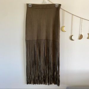 Fringe skirt